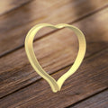 Cookie cutter rose in heart