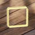 Cookie cutter, rectangular wavy
