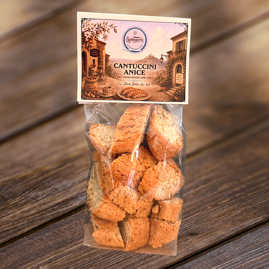 Cantuccini, verschiedene Geschmacksrichtungen
