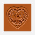 Springerle Model - Heart with lantern inside