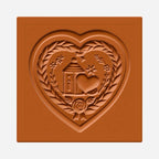 Springerle Model - Heart with lantern inside