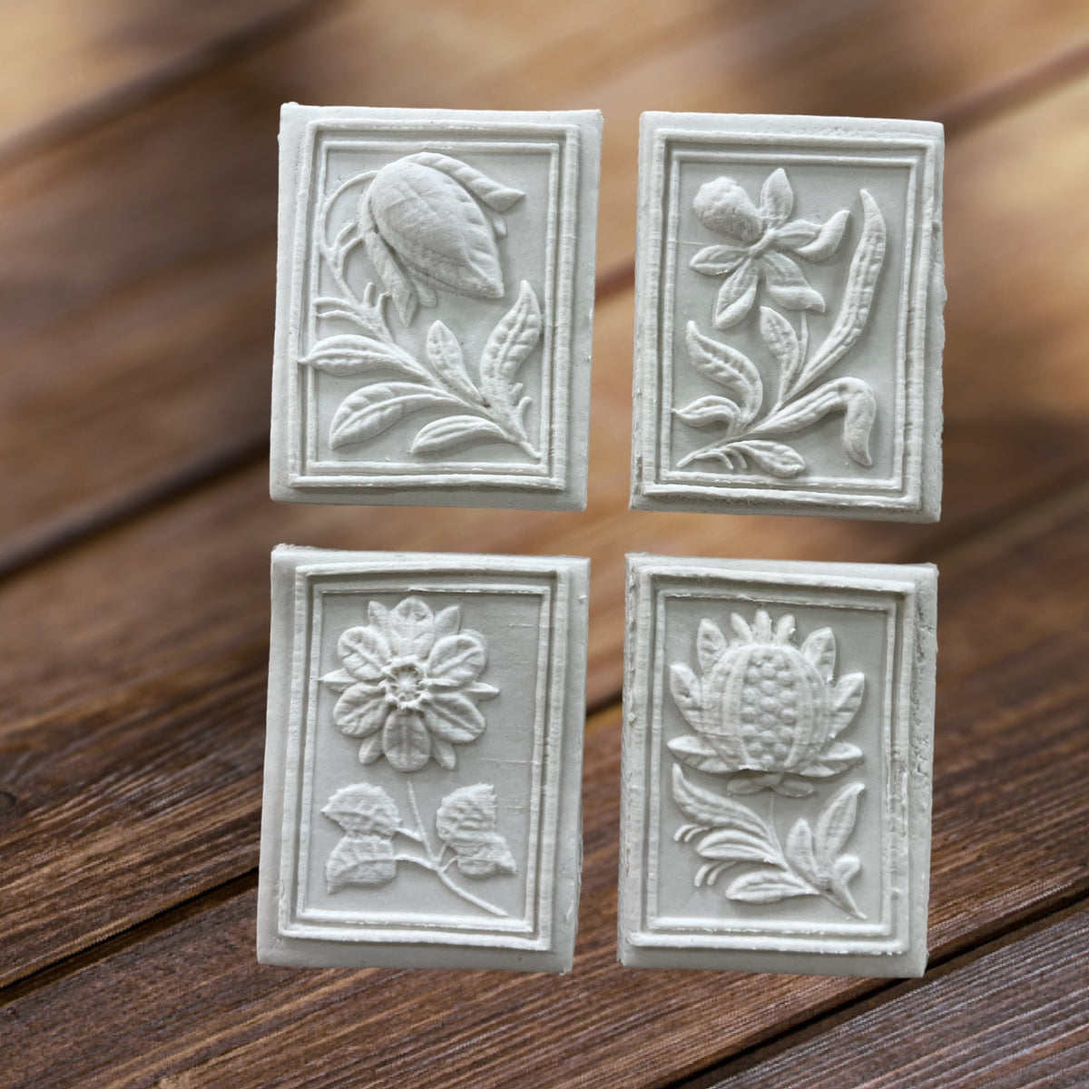 4 images; flowers