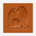 Springerle Model - Pinguin Familie