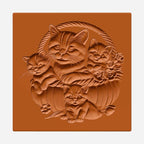 Springerle Model - Katzenfamilie