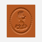 Engelchen auf Wolke oval