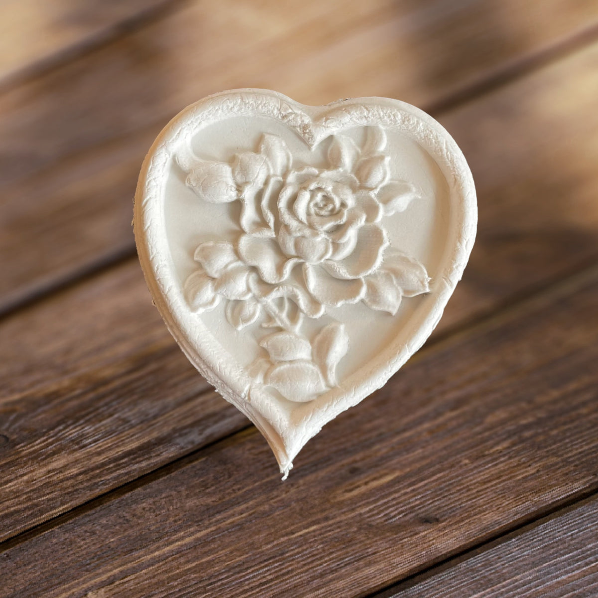 Rosa en el corazón