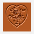 Rosa en el corazón