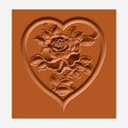 Rosa en el corazón