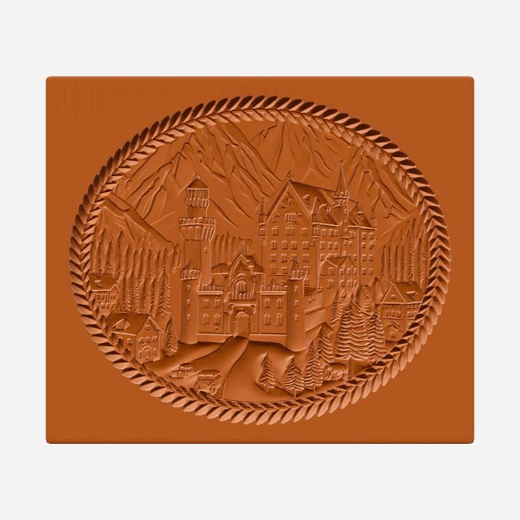 Springerle Model - Schloß Neuschwanstein oval