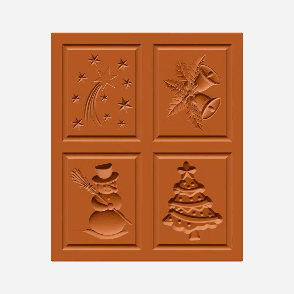 4er Model mini eckig, Schneemann, Sternschnuppe, ... | Emma&amp;#39;s Springerle