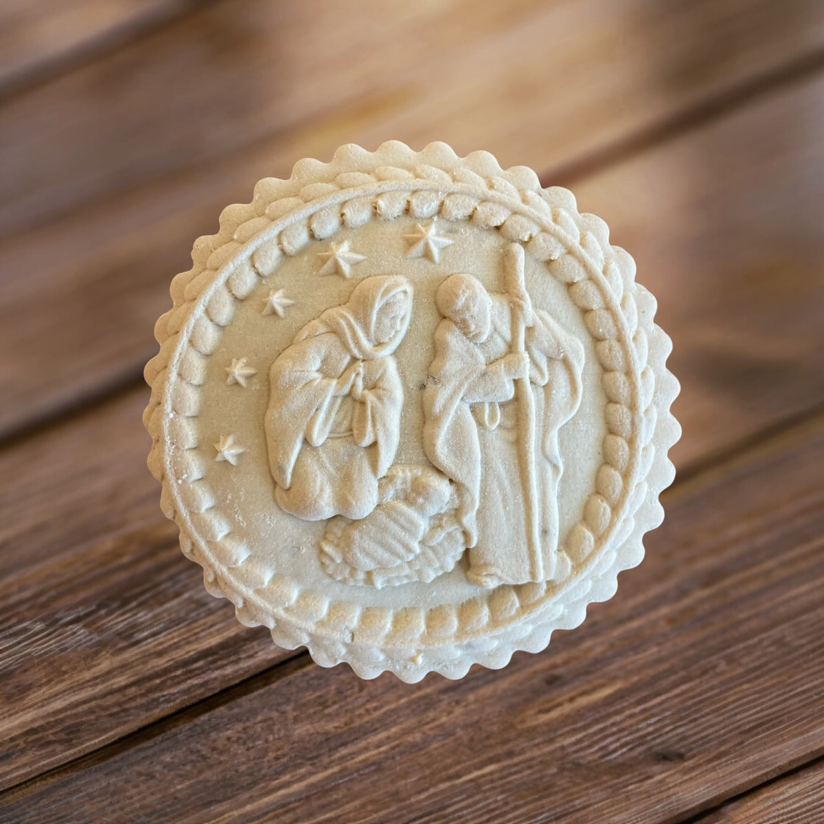 Marie et Joseph avec l'enfant Jésus, Ø 90mm