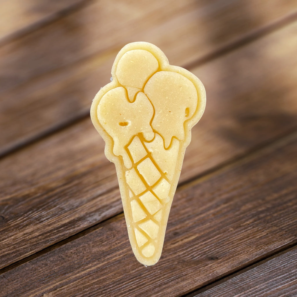 Eis in der Waffel