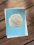Papierreliefkarte Baby