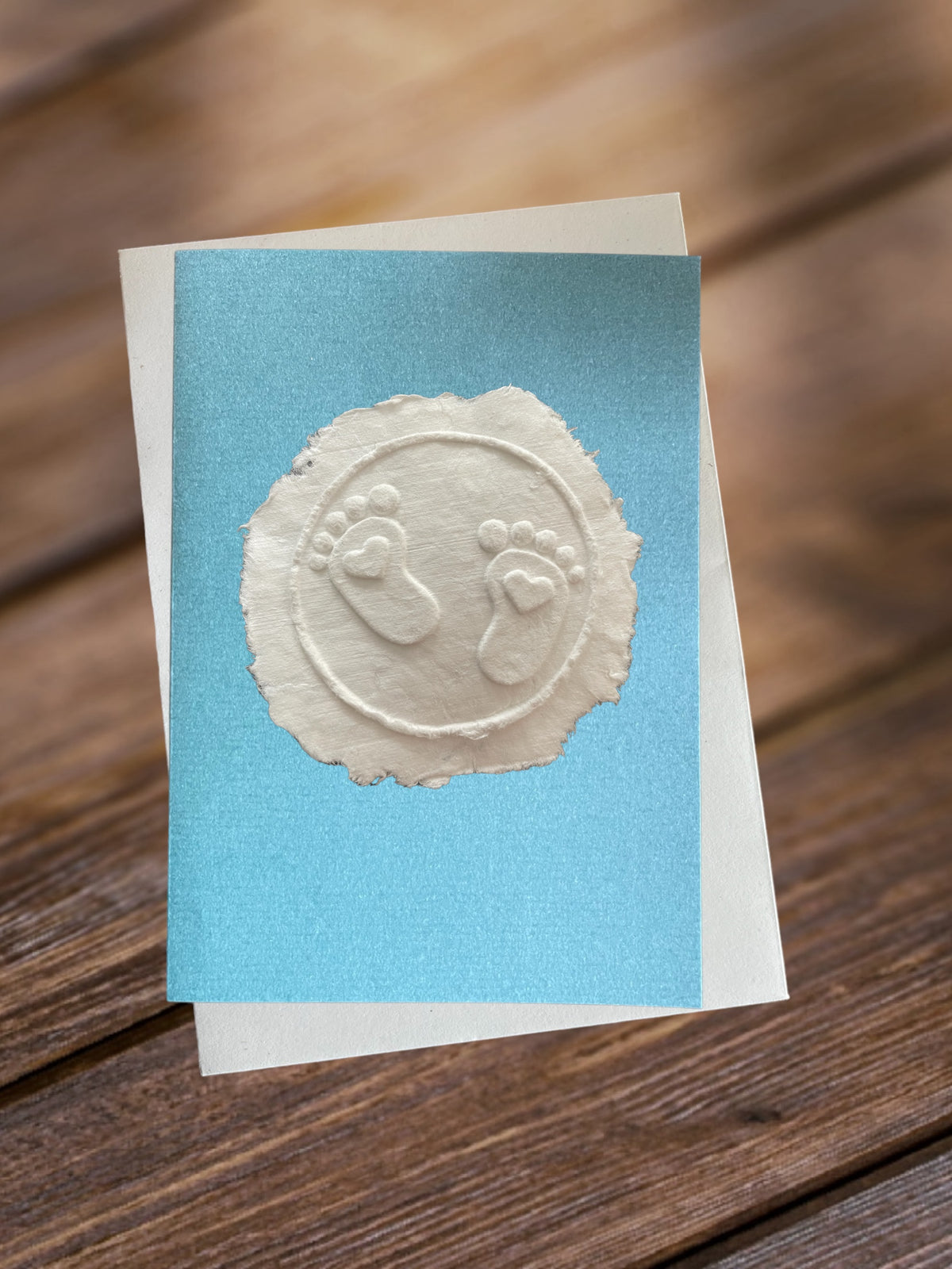 Papierreliefkarte Baby