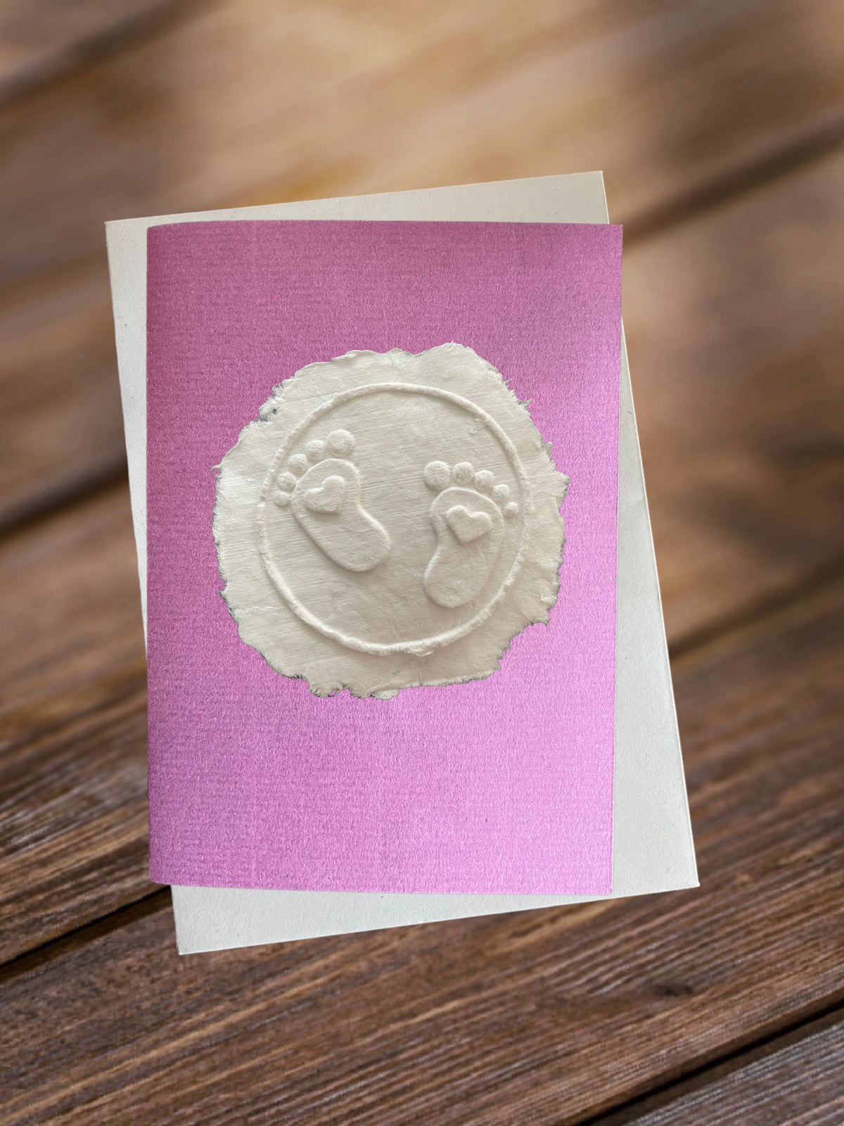 Papierreliefkarte Baby