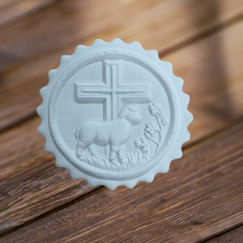 Springerle Model - Osterlamm mit Kreuz