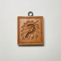 Blatt und Raupe