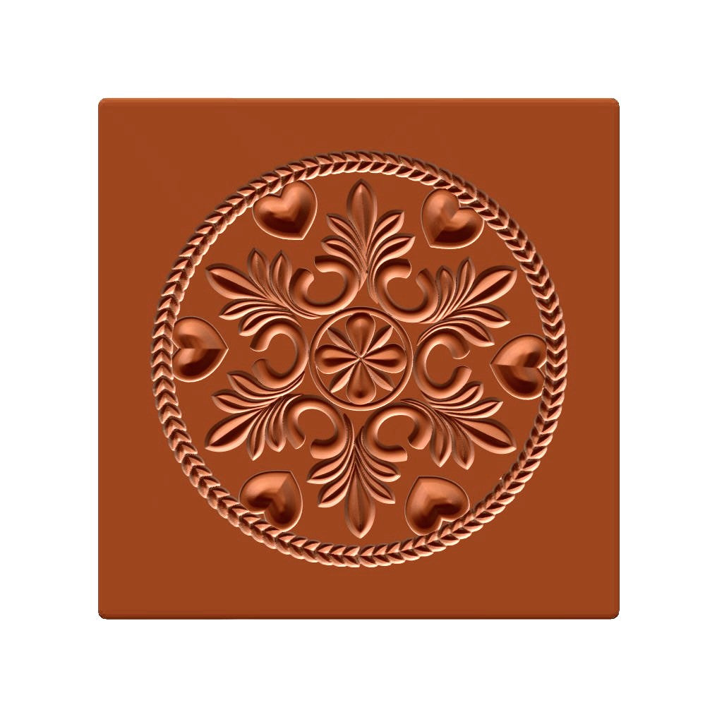 Ornament mit Herzchen | Emma&amp;#39;s Springerle