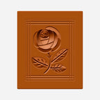 Rose im Rechteck