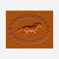 Caballo en óvalo