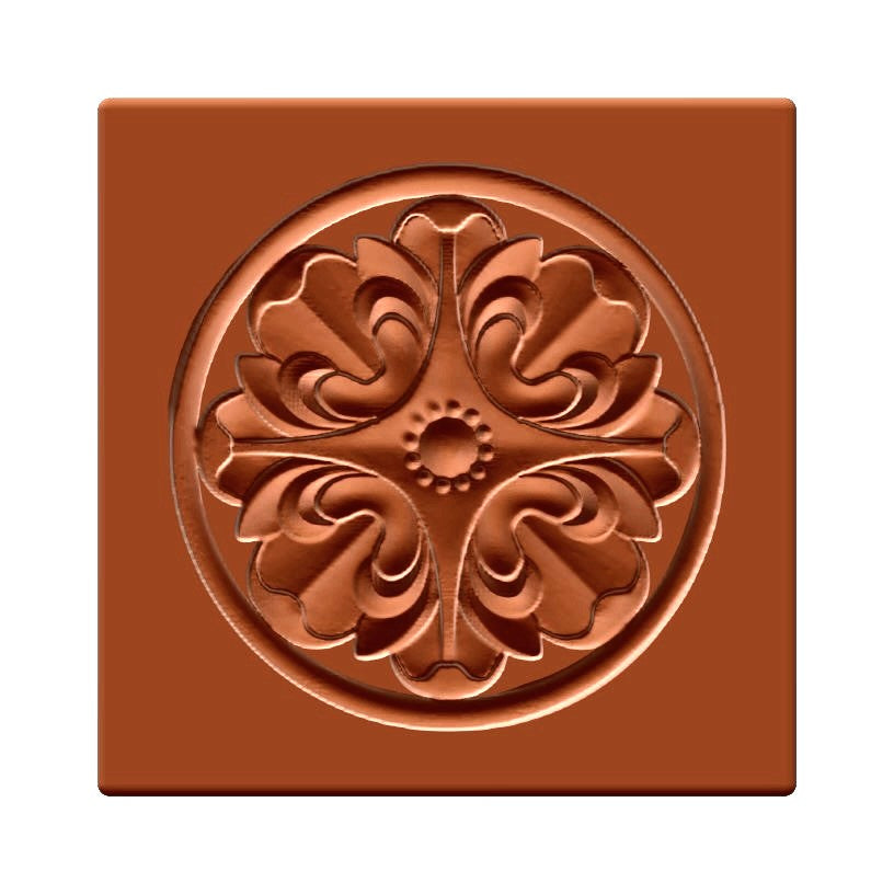 Ornamento abierto en flor