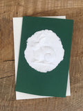 Paper relief card bunny