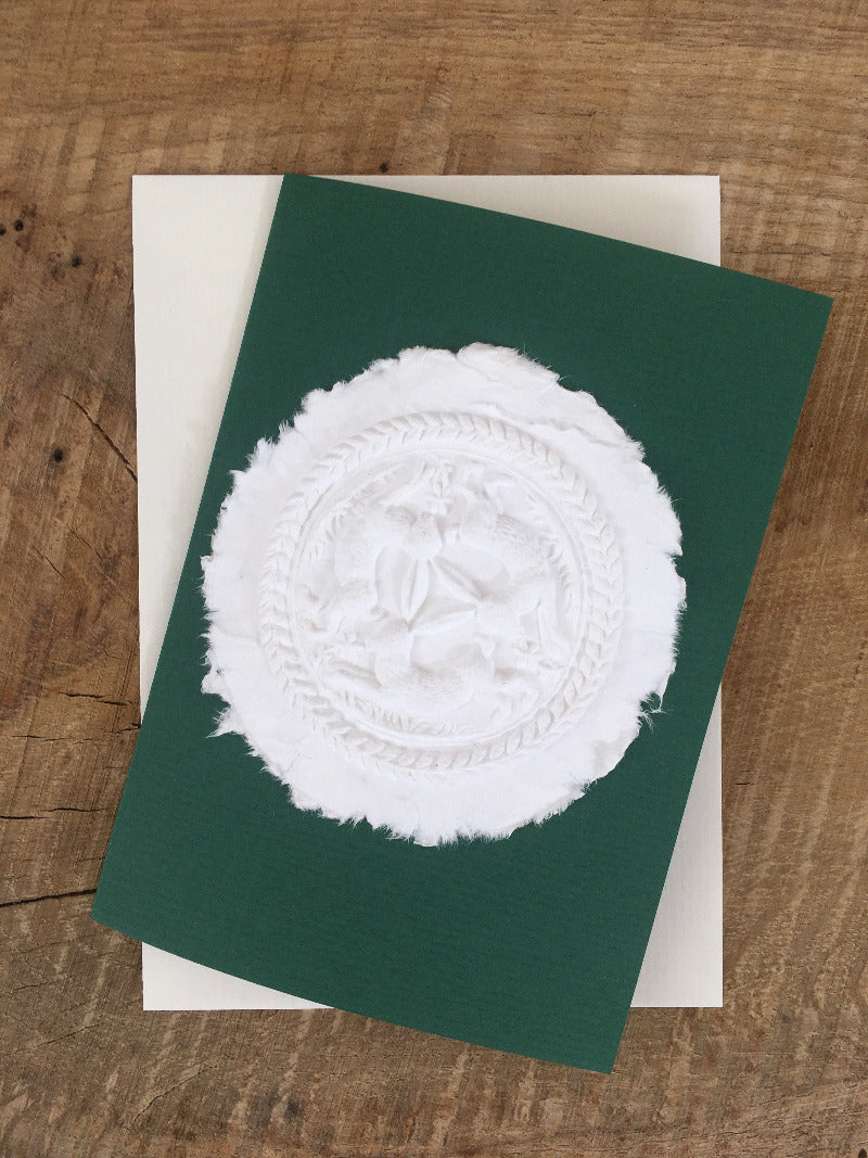 Paper relief card three rabbits