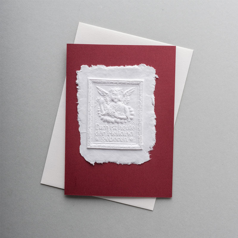 Christmas card To you today the Savior is born
