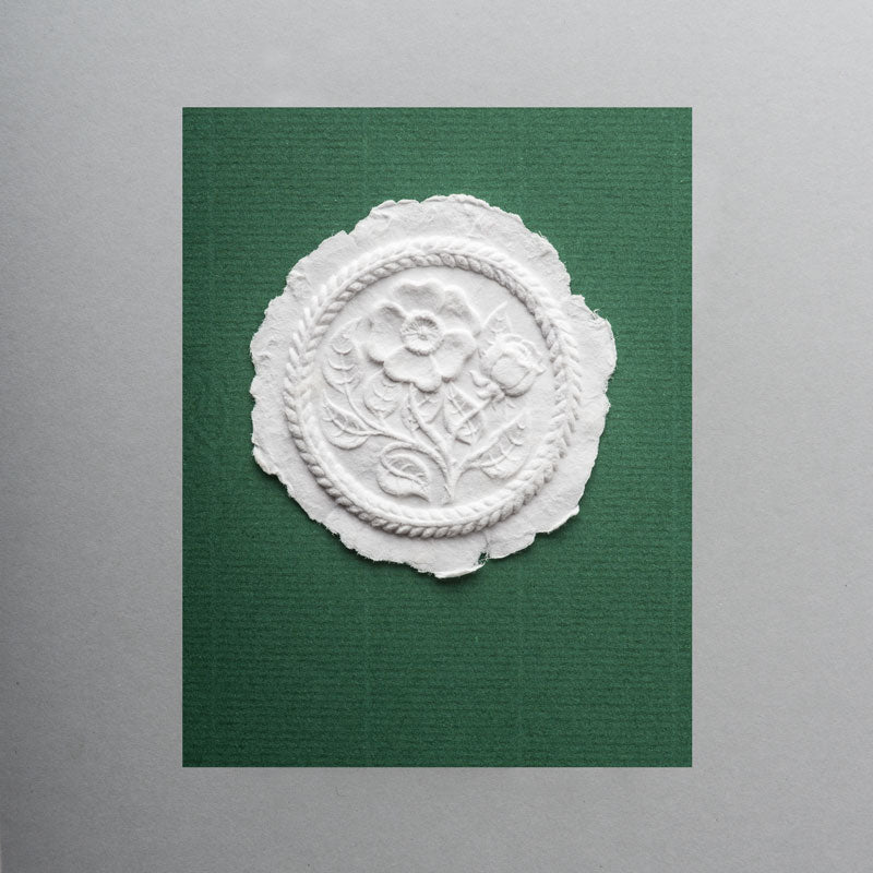 Greeting card dog rose
